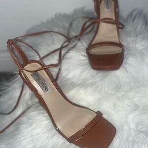 Steve Madden Women's Tan Strappy Heels